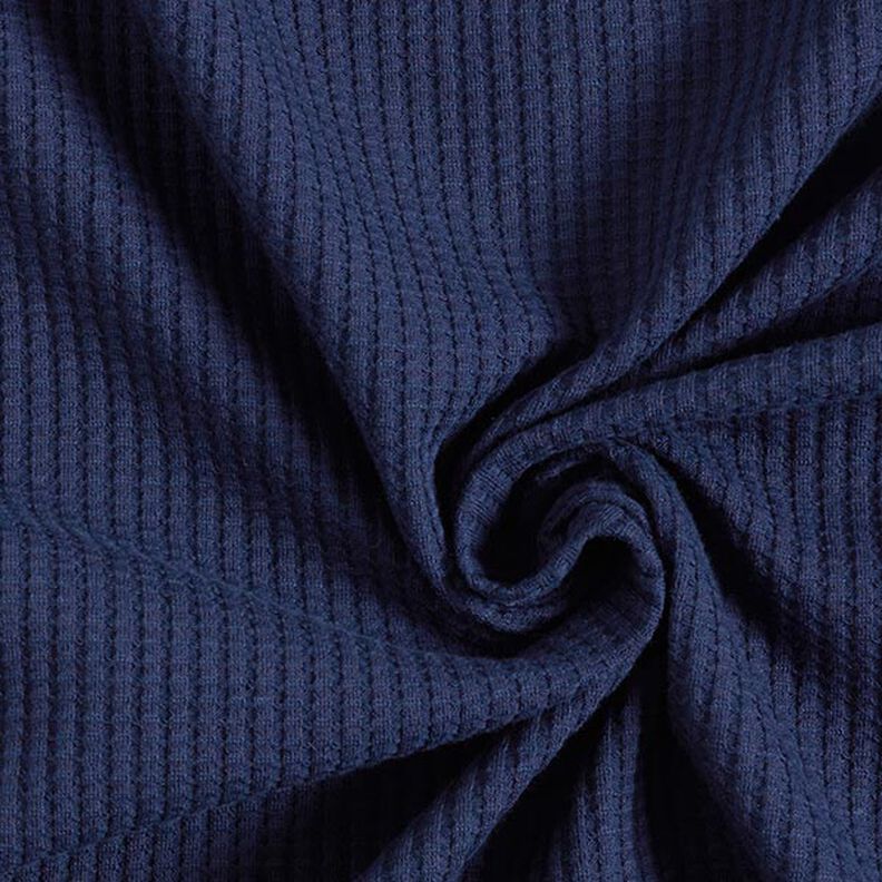 Jersey de algodón con relieves Uni – azul marino,  image number 1