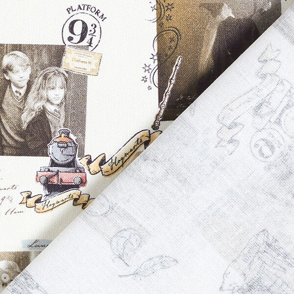 Cretona Telas con licencia Recuerdos de "Harry Potter" | Warner Bros. – beige claro,  image number 4