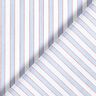 Tela de algodón rayas bicolor – blanco/azul claro,  thumbnail number 4