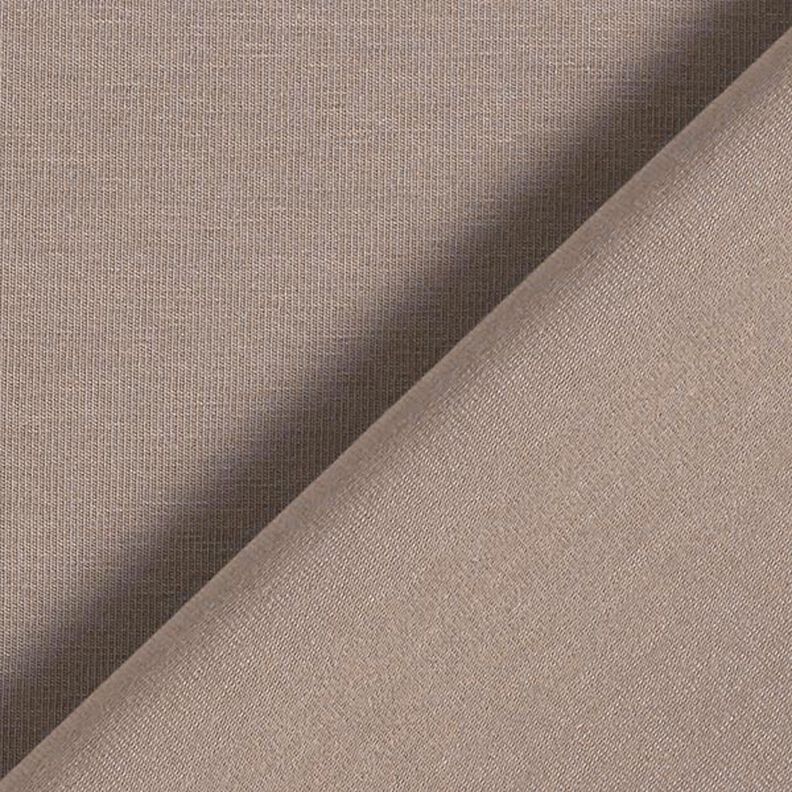 Tela de jersey de algodón Uni mediano – marrón oscuro,  image number 5