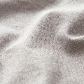 Mezcla de lino y algodón lavado – gris claro, 