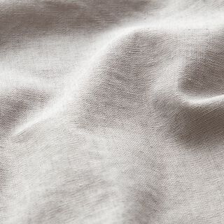 Mezcla de lino y algodón lavado – gris claro | Retazo 90cm, 