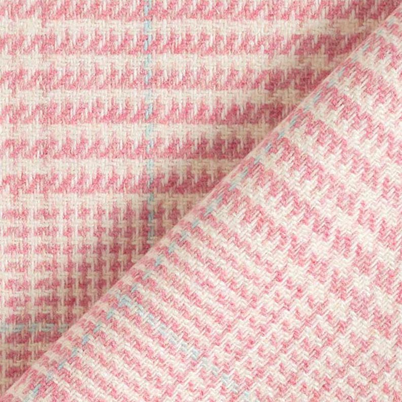 Tela de lana Príncipe de Gales – rosa,  image number 6