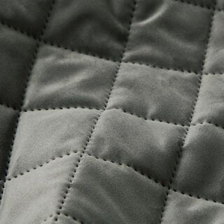 Tela de tapicería Terciopelo Tela acolchada – gris oscuro, 