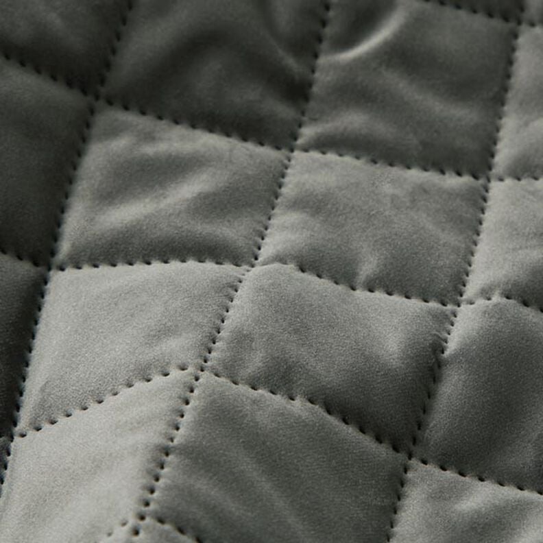 Tela de tapicería Terciopelo Tela acolchada – gris oscuro,  image number 2