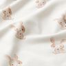 GOTS Tela de jersey de algod&oacute;n Conejo con flor Impresi&oacute;n digital &ndash; marfil,  thumbnail number 2