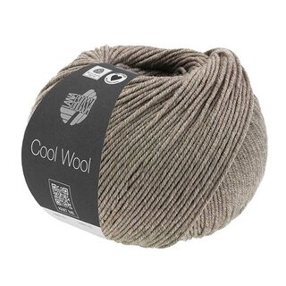 Cool Wool Melange, 50g | Lana Grossa – marrón oscuro, 