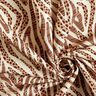 GOTS Felpa francesa veraniega Cebra | Tula – beige claro/marrón oscuro,  thumbnail number 3