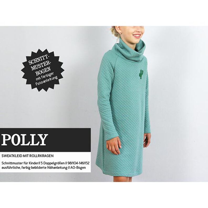 POLLY - Vestido de suéter acogedor con cuello alto, Studio Schnittreif  | 98 - 152,  image number 1