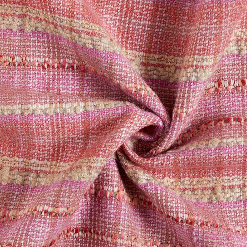 Mezcla de lana bouclé para abrigos – pink,  image number 3