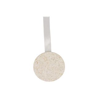 Soportes de persiana romana con cierre magnético tipo cáscara de arroz [21,5cm] – blanco, 
