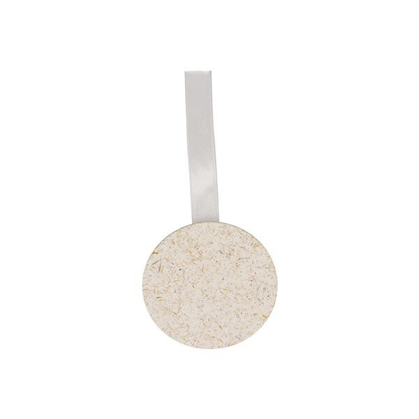Soportes de persiana romana con cierre magnético tipo cáscara de arroz [21,5cm] – blanco,  image number 1