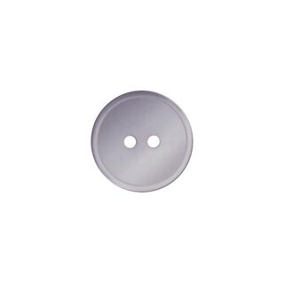 Botón de poliéster 2 agujeros  – lila pastel, 