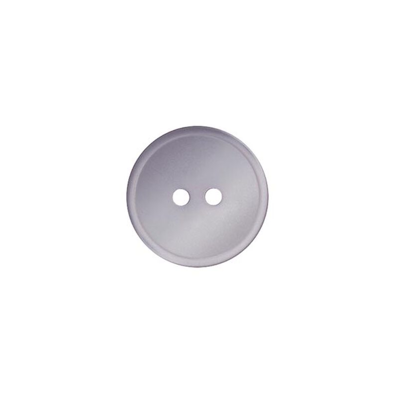 Botón de poliéster 2 agujeros  – lila pastel,  image number 1