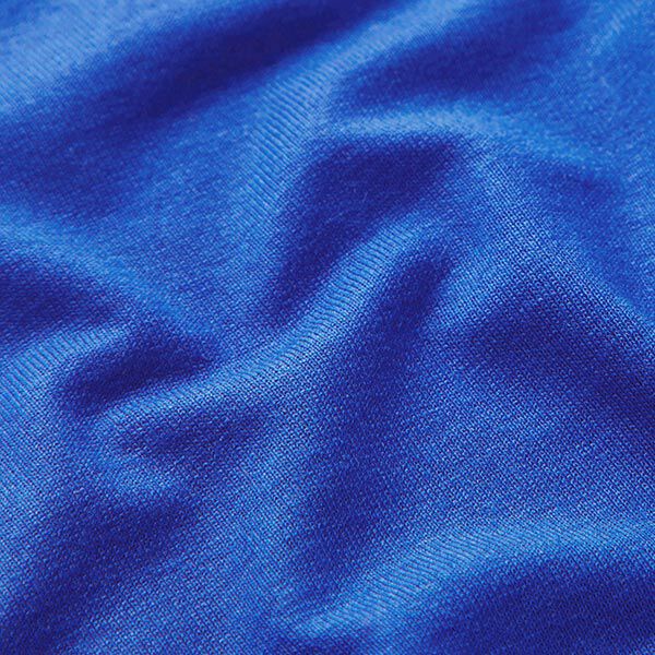 Tela de jersey de viscosa Ligera – azul real,  image number 3