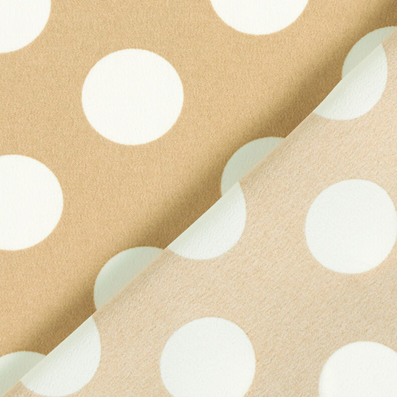 Tejido crepé Lunares [2,5 cm] – beige,  image number 4