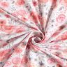 Punto de algodón con rosas de acuarela – blanco/rosa,  thumbnail number 3
