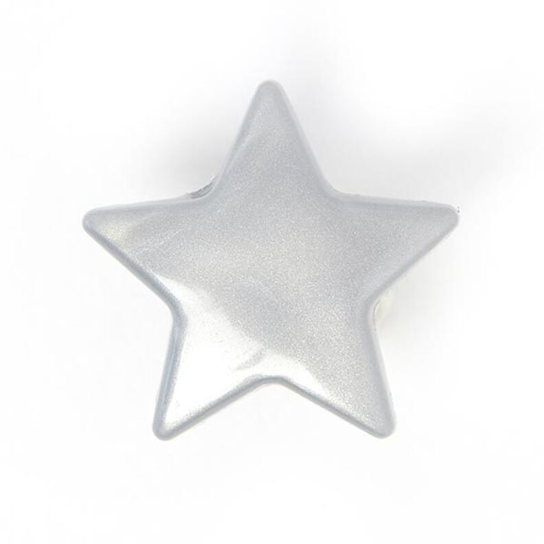 Botón a presión Color Snaps Estrella 5 - gris plateado| Prym,  image number 1