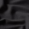 Tela de jersey de algodón Piqué fino – negro,  thumbnail number 2