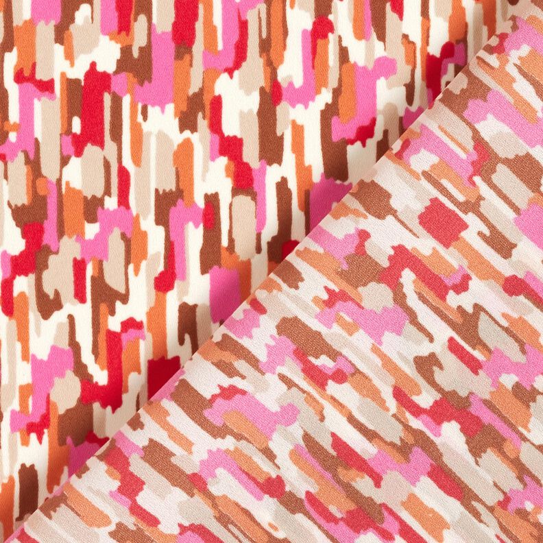 Crepé con pinceladas – pink/beige oscuro,  image number 4