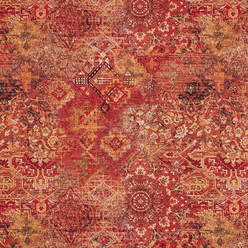 Tela decorativa Tapiz tejido de alfombra – terracotta/rojo fuego,  image number 1