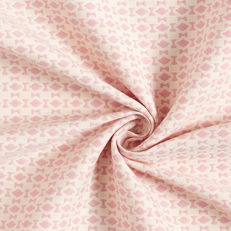 Patrón de rombos jacquard – rosa/blanco lana,  image number 3