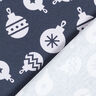 Jersey de algodón con bolas de árbol de Navidad – azul noche,  thumbnail number 4