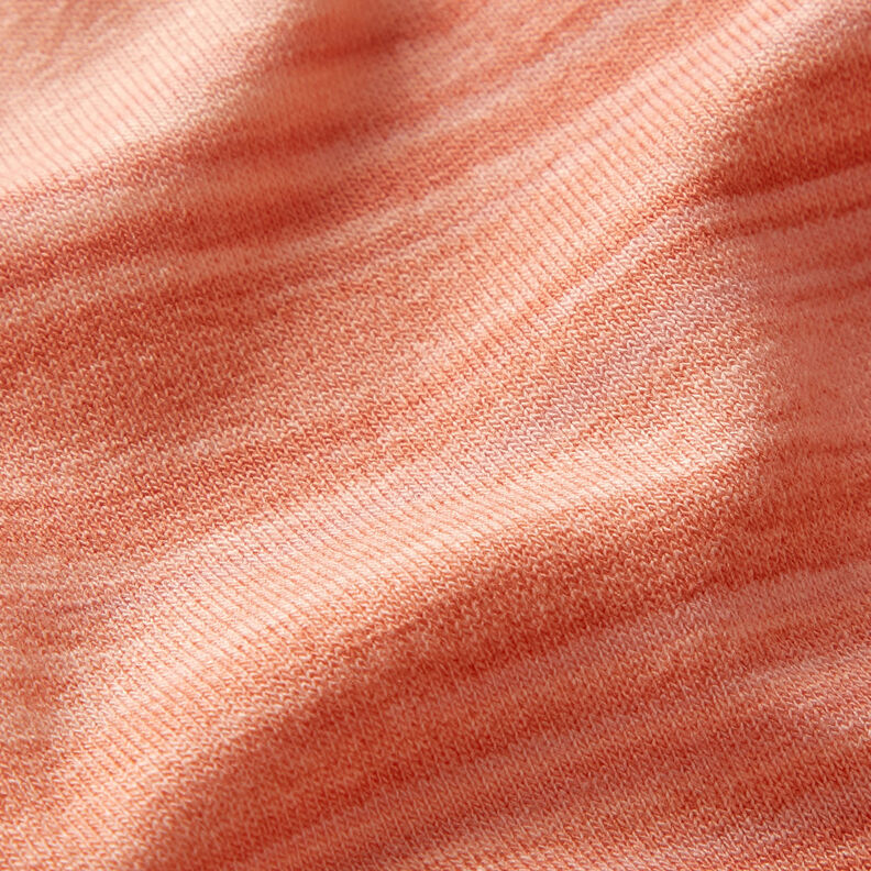 Tela de jersey de viscosa Rayas longitudinales degradadas de color – rojo oscuro/albaricoque,  image number 4
