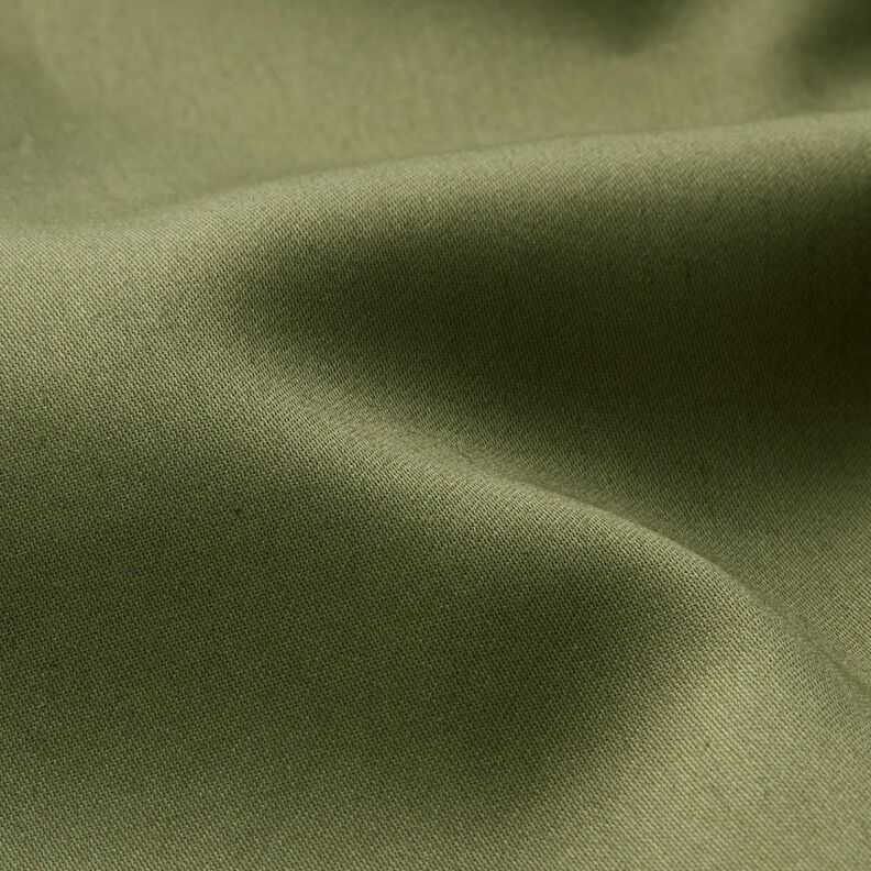Satén de algodón Uni – oliva,  image number 3