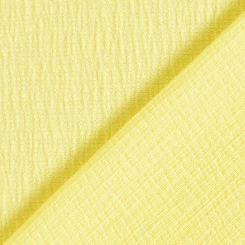 Tela de jersey arrugado Uni – amarillo claro,  image number 3