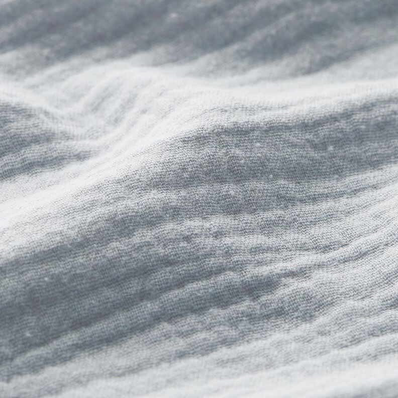 Muselina/doble arruga &ndash; azul claro,  image number 3