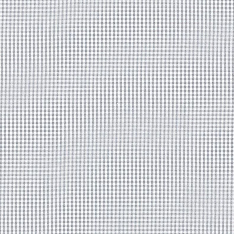 Tela de algodón vichy – blanco/gris,  image number 1