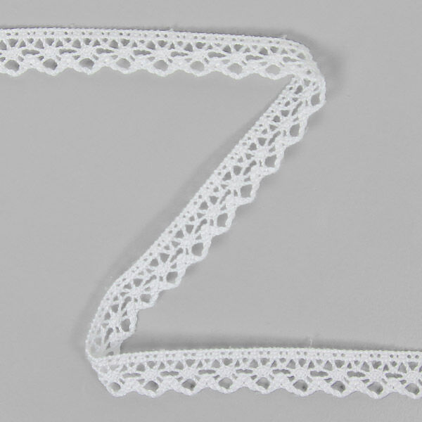 Encaje de bolillos (13 mm) 5 – blanco,  image number 1