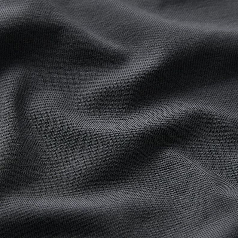 GOTS Tela de jersey de algodón | Tula – gris oscuro,  image number 2