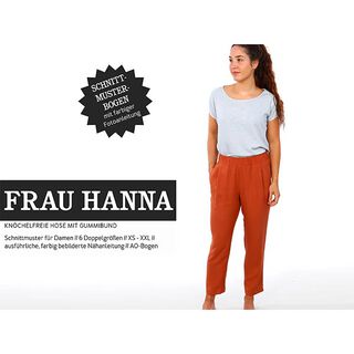 FRAU HANNA - Pantalón informal con elástico, Studio Schnittreif  | XS -  XXL, 