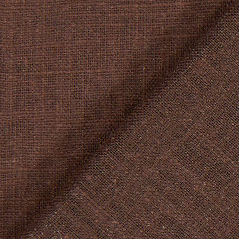 Tejido de lino con mezcla de ramio mediano – marrón oscuro,  image number 4