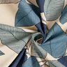Tela decorativa Panama media hojas grandes – azul/naturaleza,  thumbnail number 3