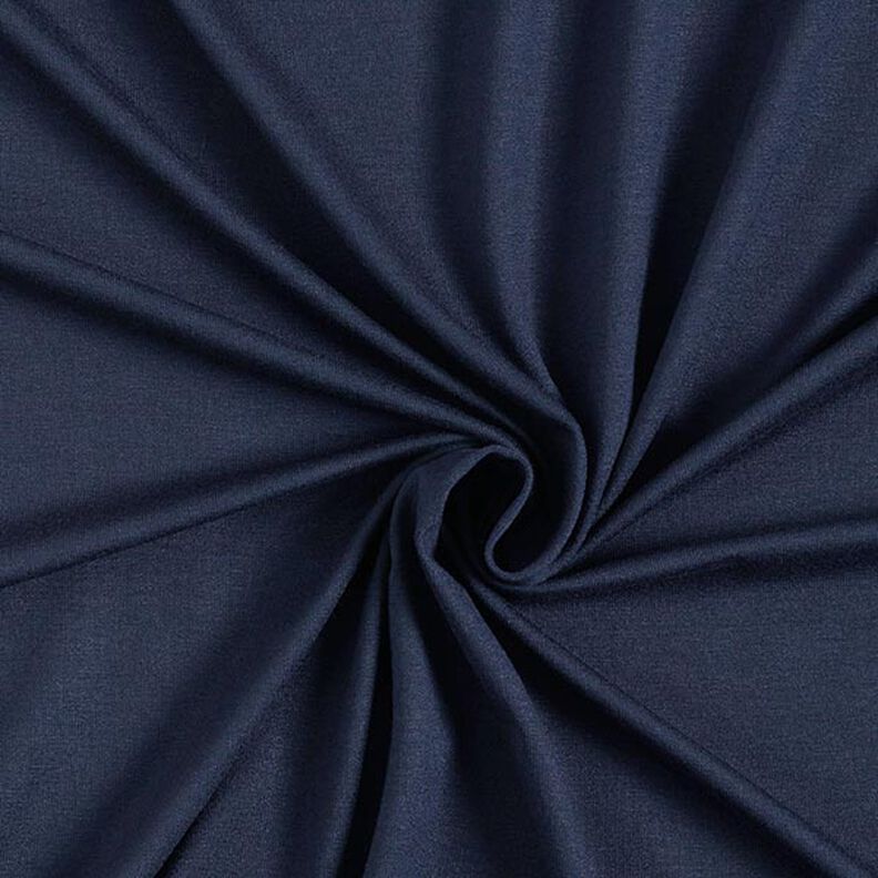 Tela de jersey de viscosa Ligera – azul noche,  image number 1