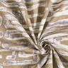 Mezcla algodón-viscosa con serpientes – beige oscuro,  thumbnail number 3