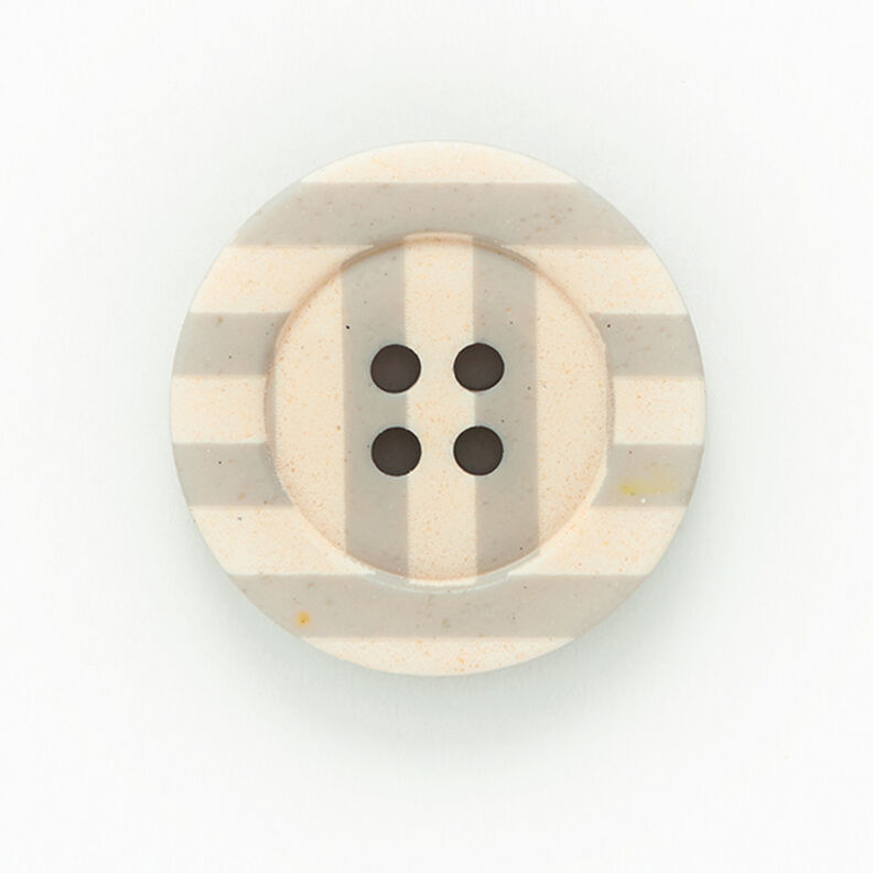 Tira de botones de 4 agujeros  – gris claro/albaricoque,  image number 1