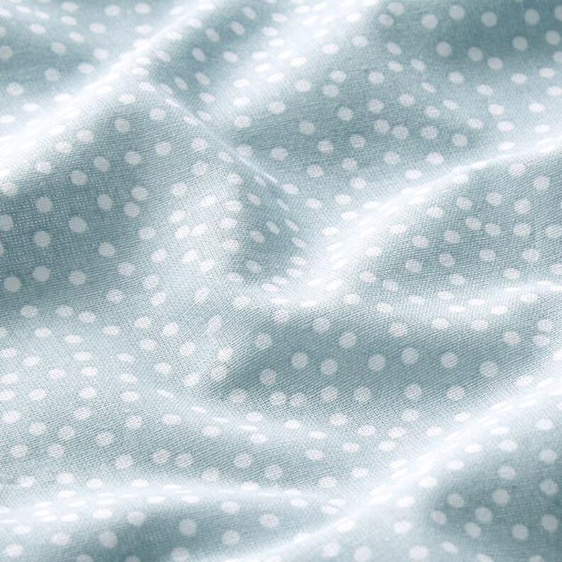 Tela de algodón Cretona puntos irregulares – azul baby,  image number 2