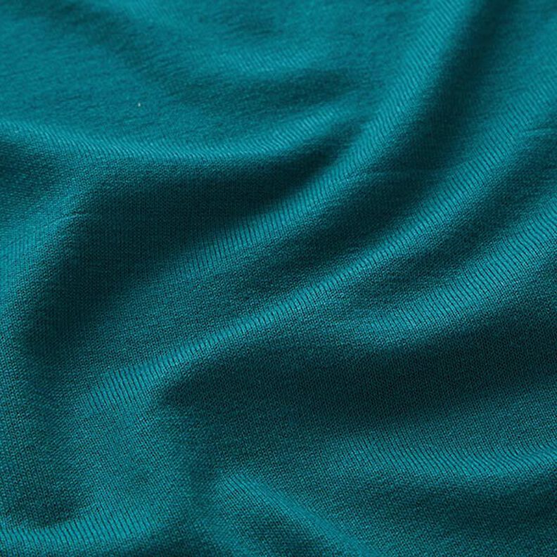 Tela de jersey de viscosa Ligera – petroleo,  image number 3