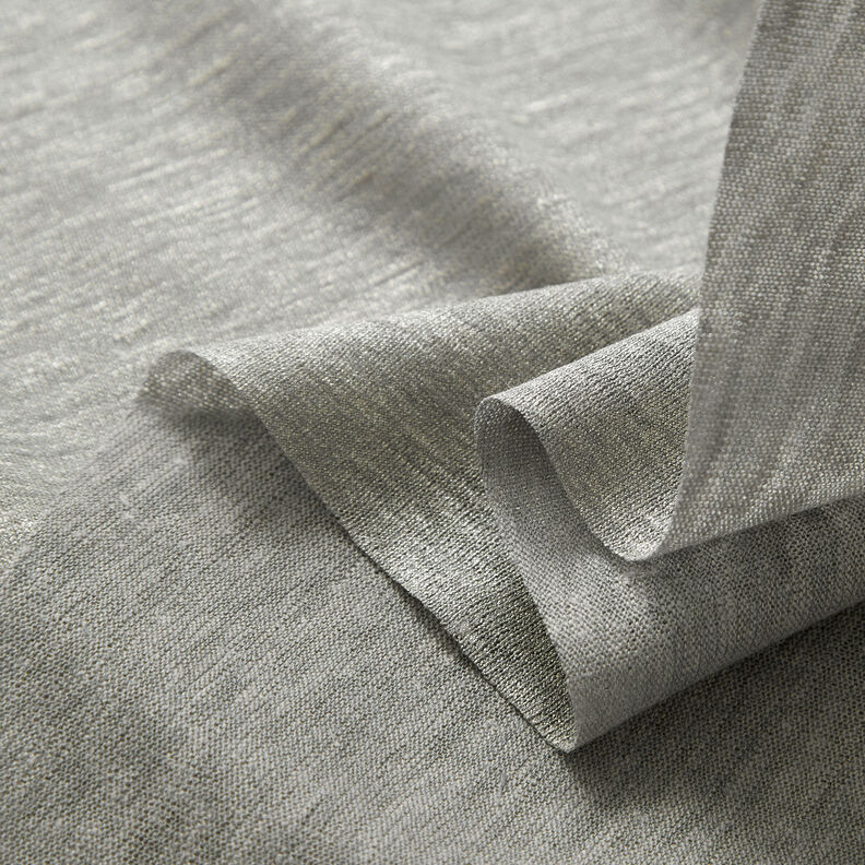 Jersey de lino melange brillante – elefante gris/plateado,  image number 3
