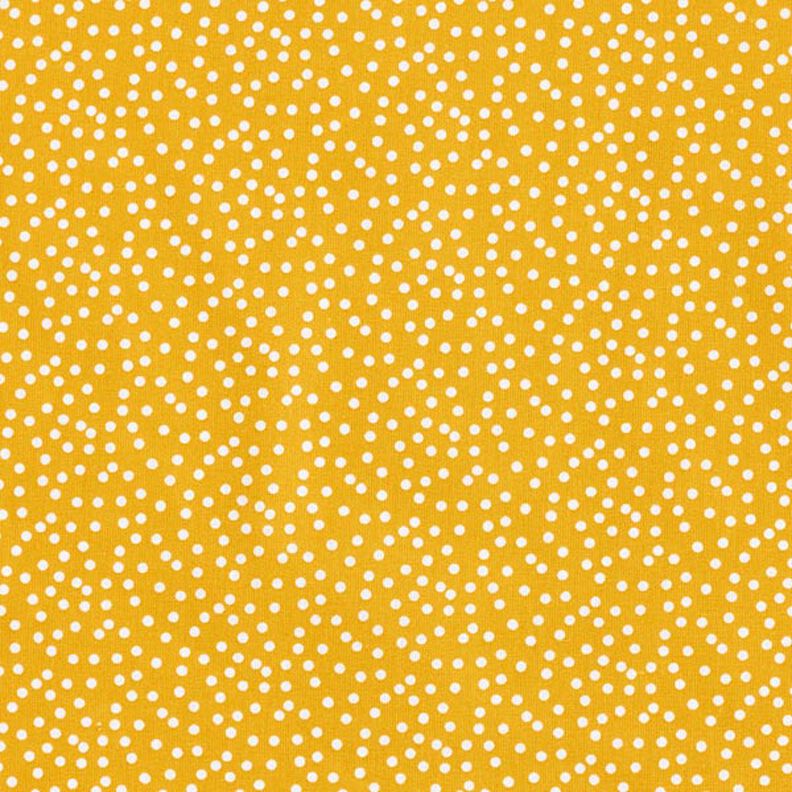 Tela de algodón Cretona puntos irregulares – amarillo curry,  image number 1