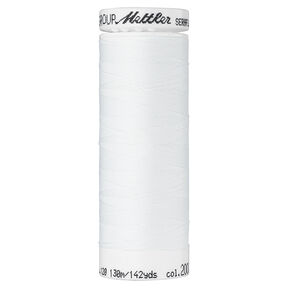 Hilo de coser Seraflex para costuras elásticas (2000) | 130 m | Mettler – blanco, 