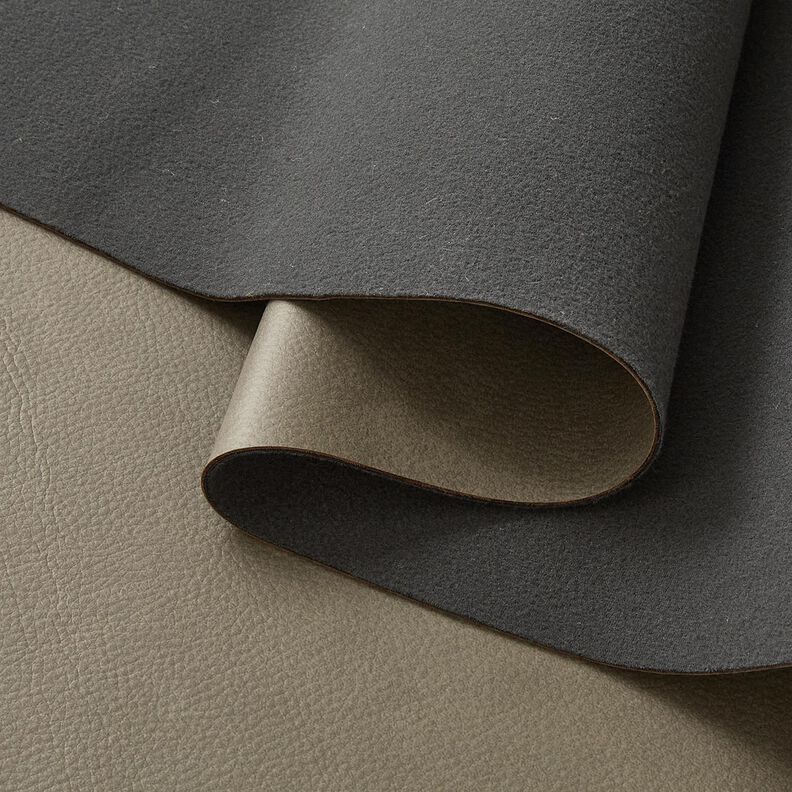 Tela de tapicer&iacute;a Look de cuero estampado &ndash; gris,  image number 4