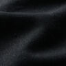 Mezcla de lino y algodón Uni – negro,  thumbnail number 2