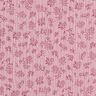 Muselina/doble arruga Pequeños zarcillos de flores – rosa,  thumbnail number 1