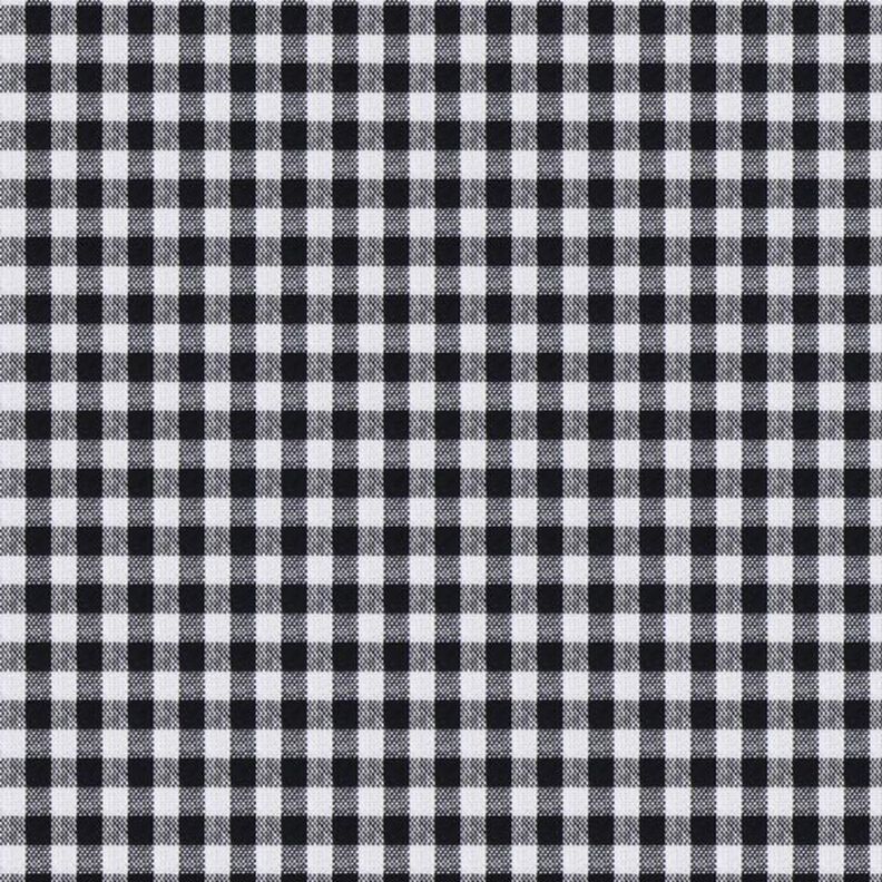 Tela de algodón Cuadros vichy 0,5 cm – negro/blanco,  image number 1