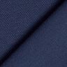Tela de jersey de algodón Piqué fino – azul marino,  thumbnail number 3